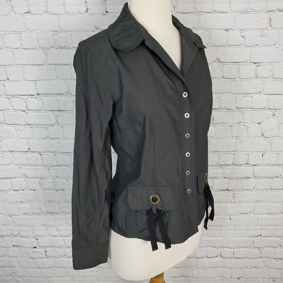 GERARD DAREL 𝅺Gray Lightweight Jacket 36 4 - Picture 2 of 6